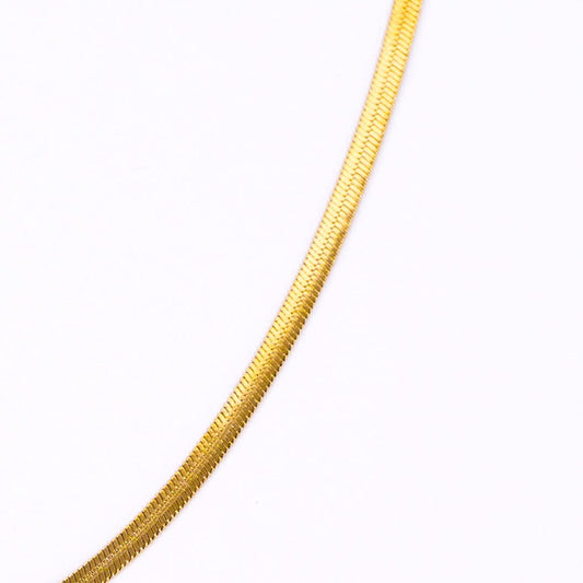 Solara Gold Layered Chain Necklace for Women – Waterproof 18K Gold Plated Jewelry