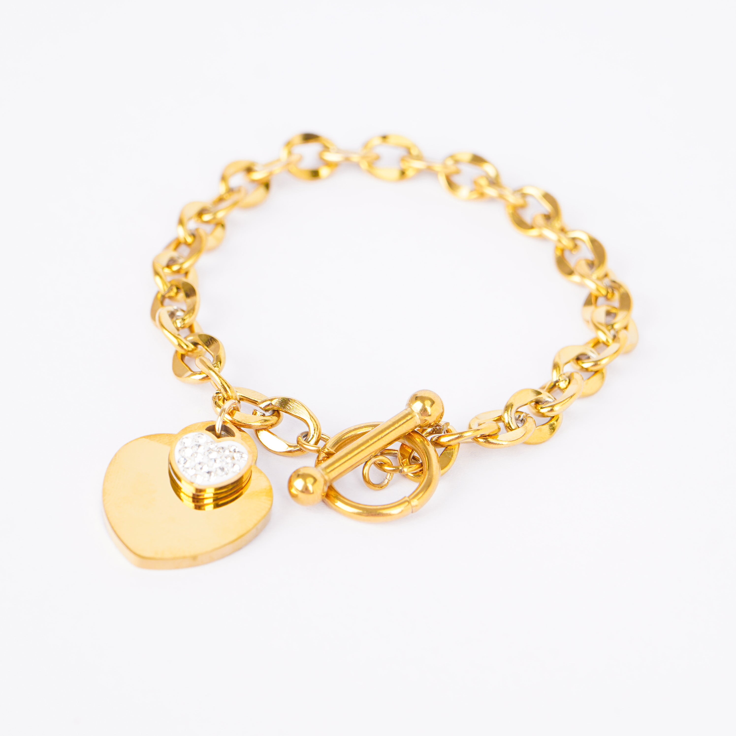 Color Pop Heart Accent Bracelet