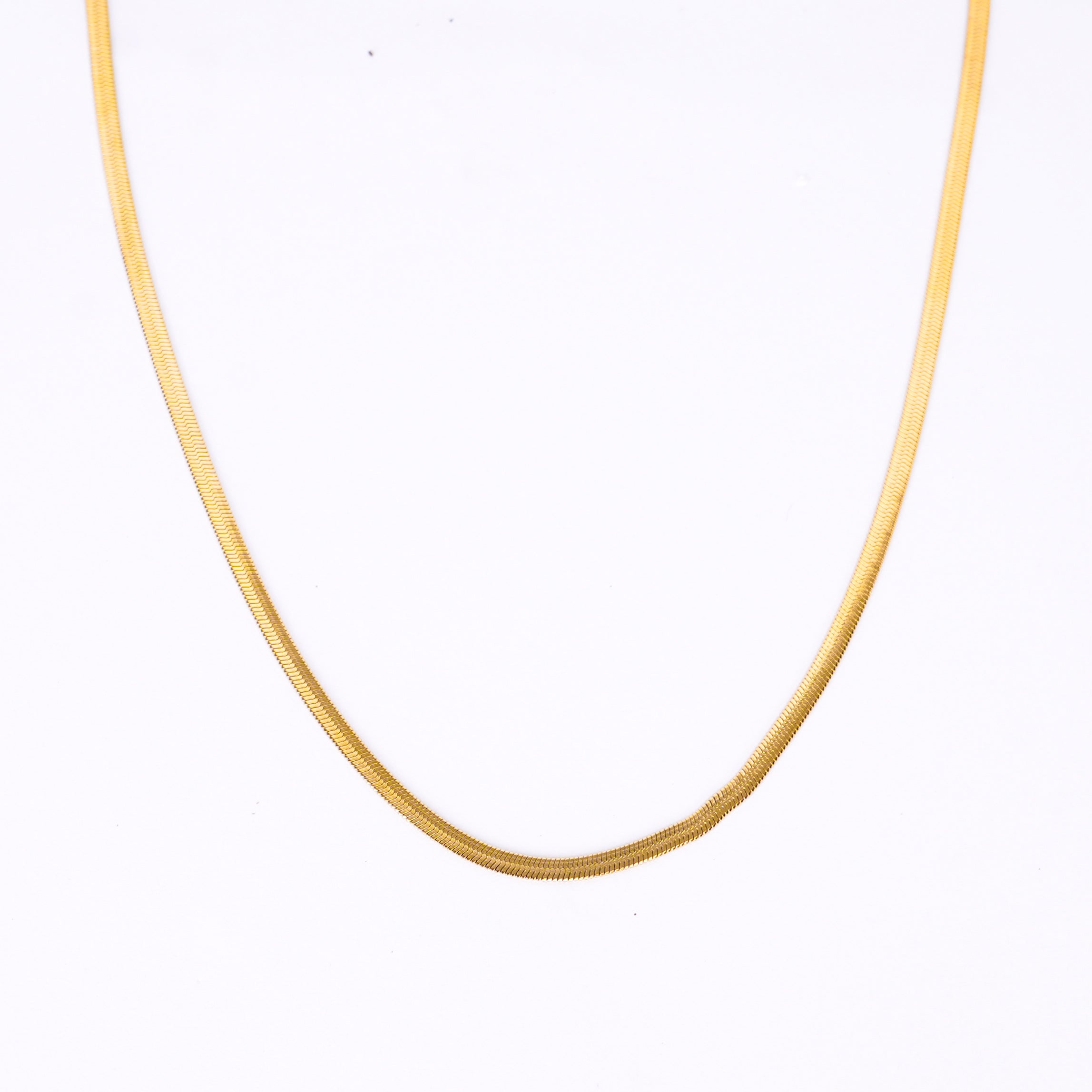 Solara Gold Layered Chain Necklace for Women – Waterproof 18K Gold Plated Jewelry