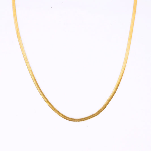 Solara Gold Layered Chain Necklace for Women – Waterproof 18K Gold Plated Jewelry