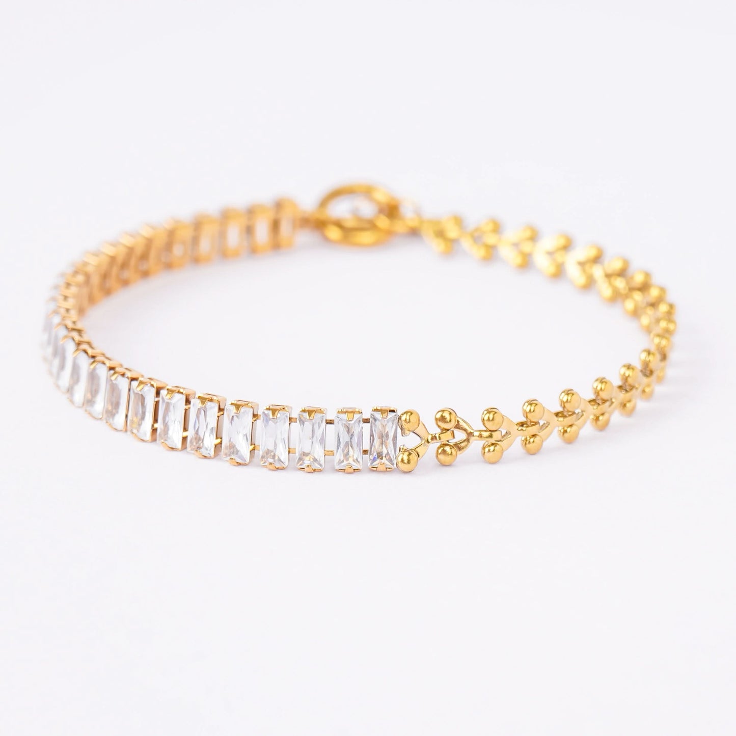 Aura Crystal Link Bracelet