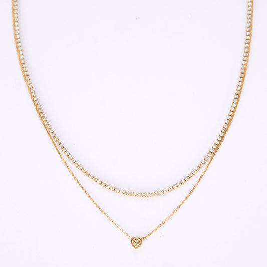Diamond-Layered Collier