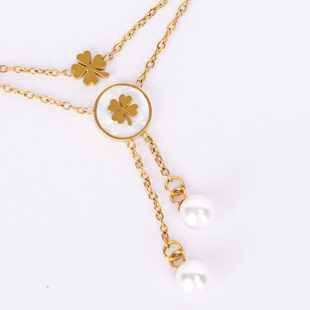 Celeste Gold Charm Anklet