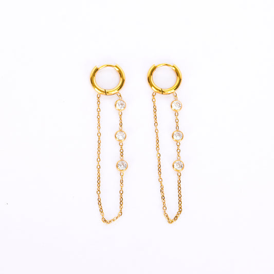 Edge Elegant Stud Earrings