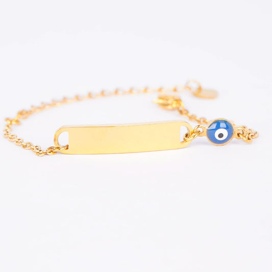 Blue Evil Eye Charm Bracelet