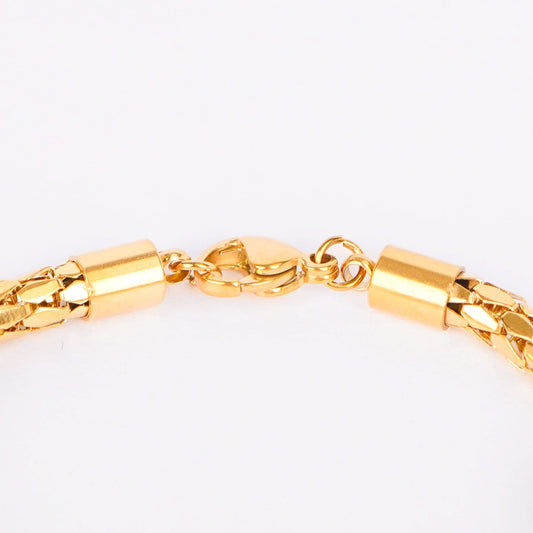 Palm Eye Gold Bracelet