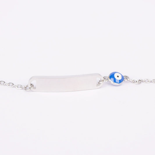Blue Evil Eye Charm Bracelet