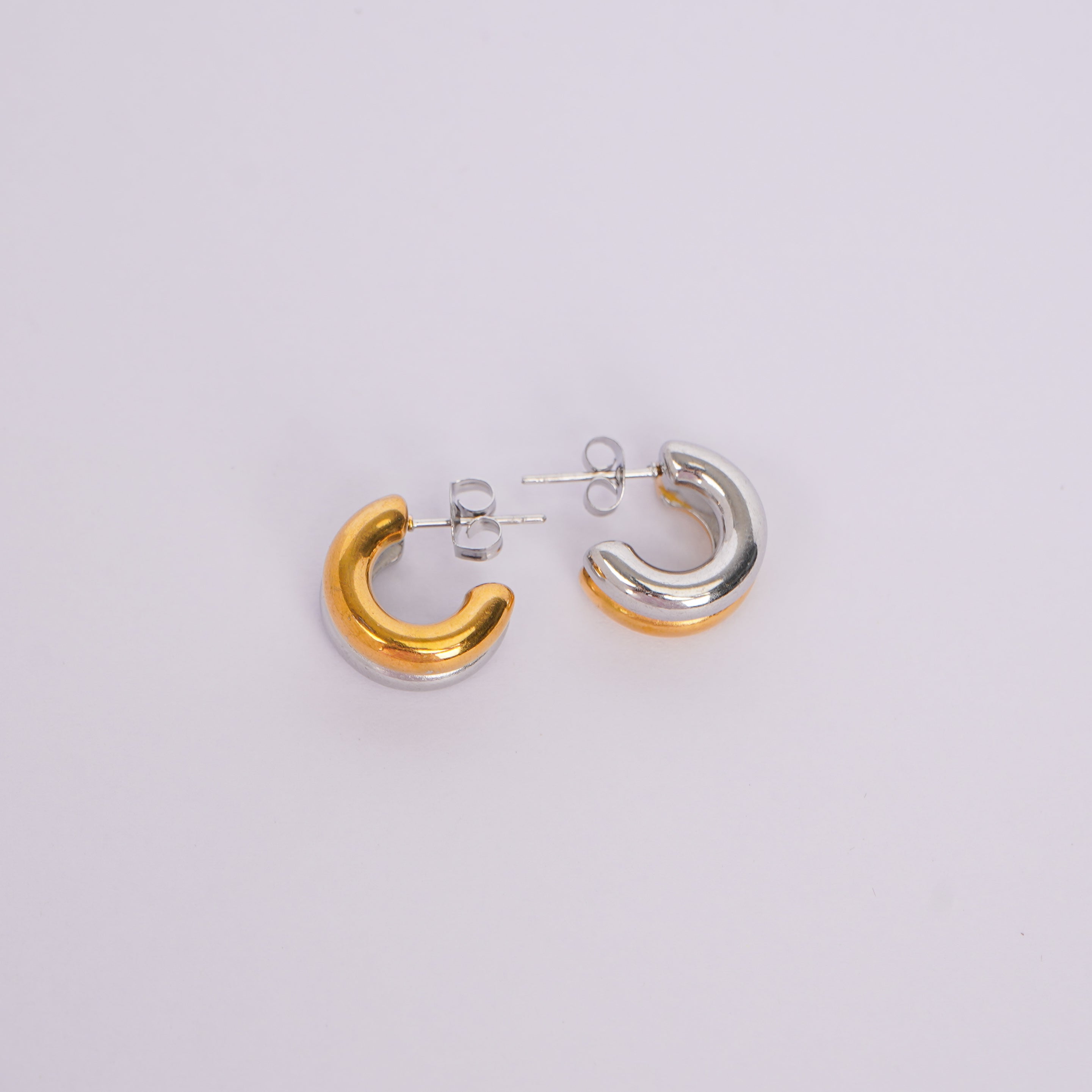 Celeste Modern Hoop Earrings
