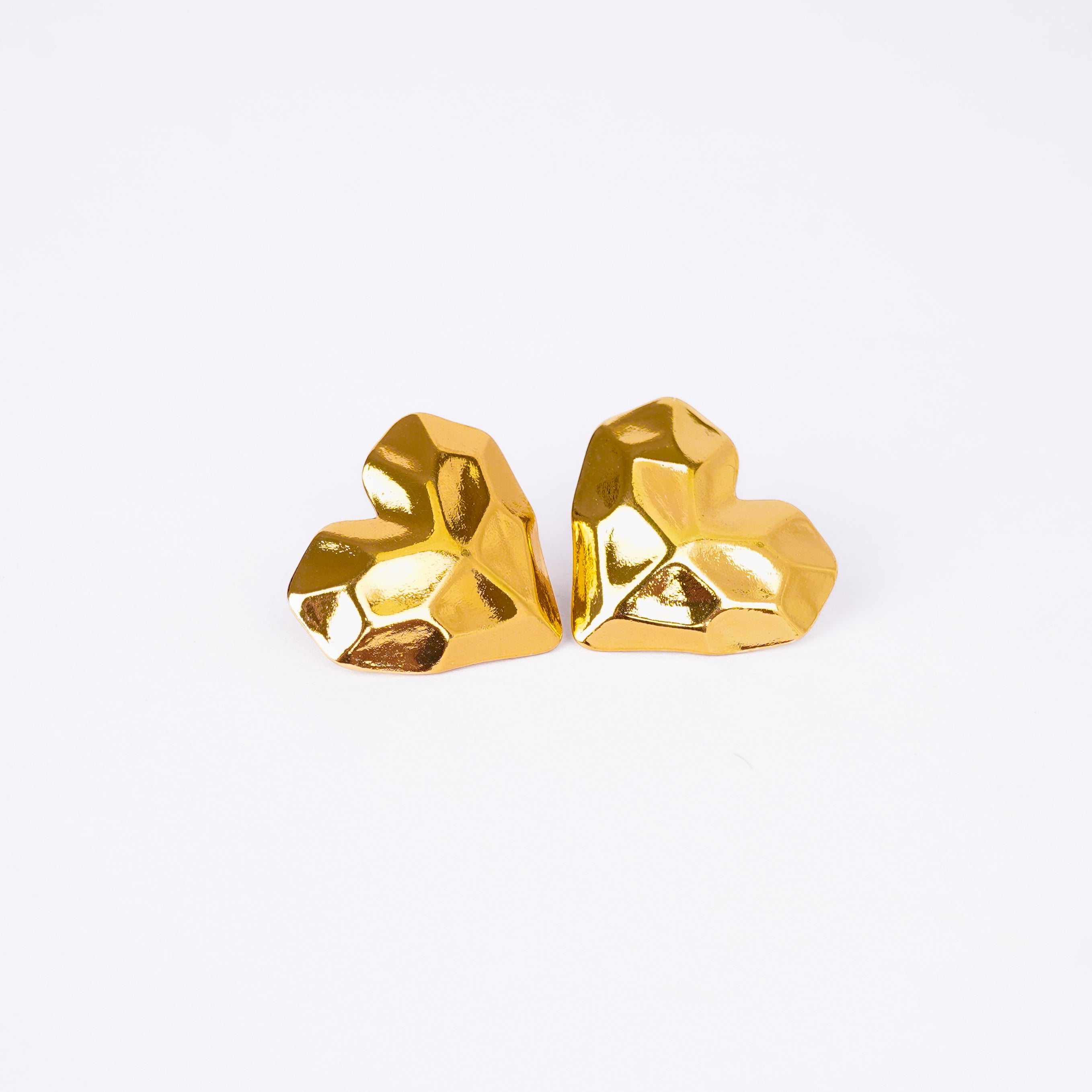 Royal Gold Texture Earrings