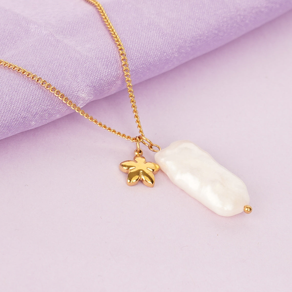 Golden Bloom Stack Necklace
