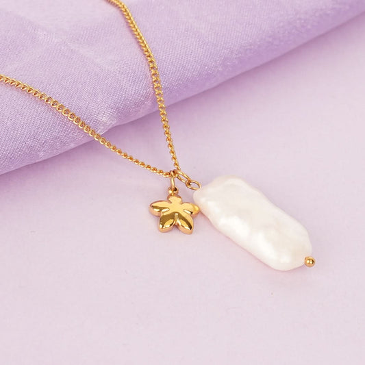 Golden Bloom Stack Necklace