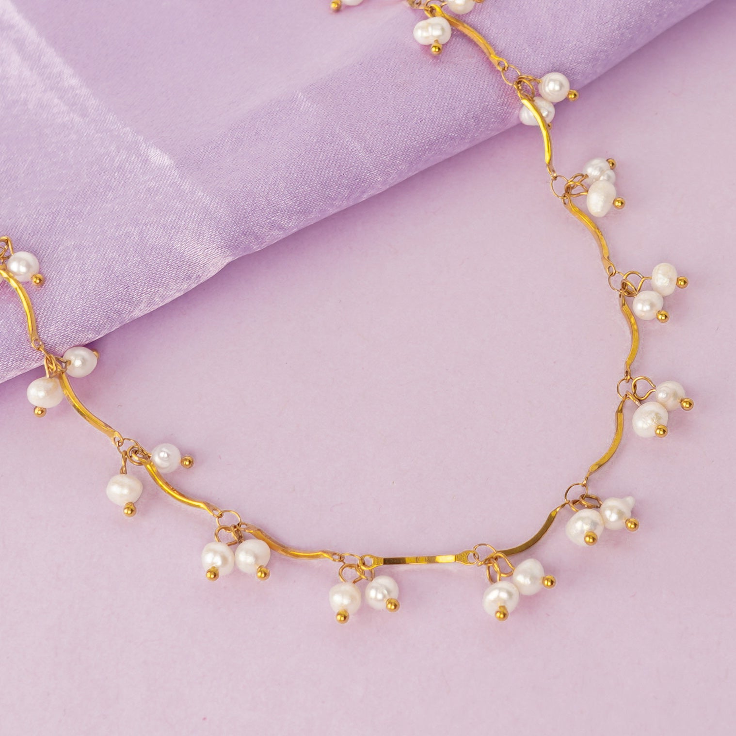Pearl Geometry Elegance Necklace