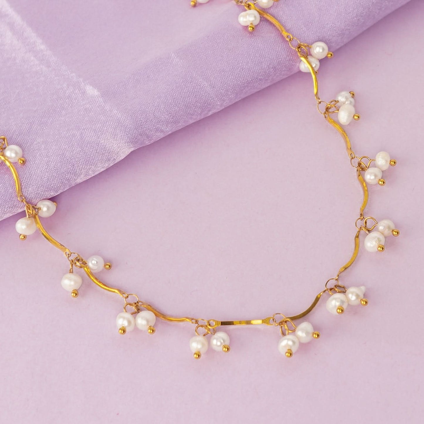 Pearl Geometry Elegance Necklace