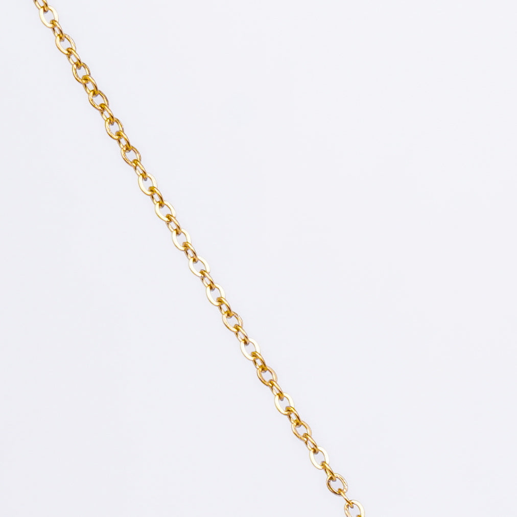 Golden Leaf Charm Necklace