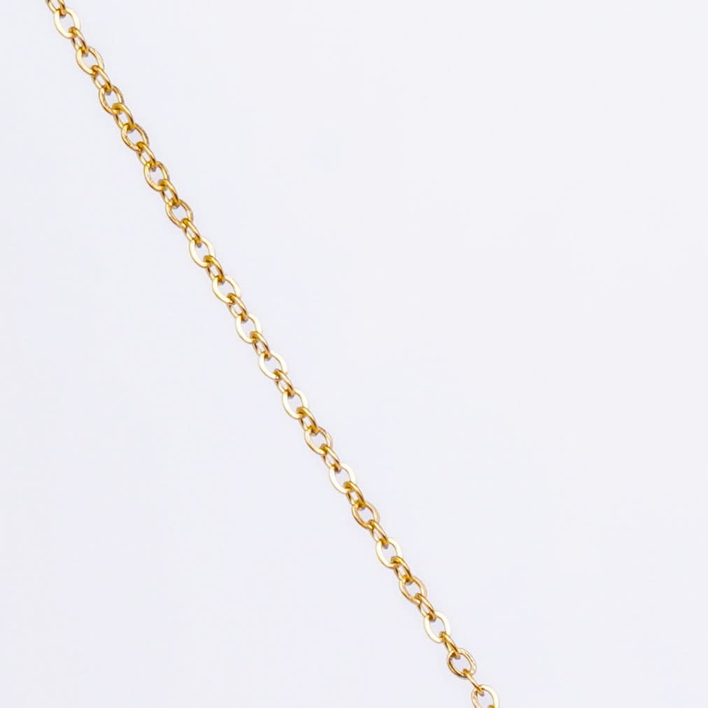 Golden Leaf Charm Necklace