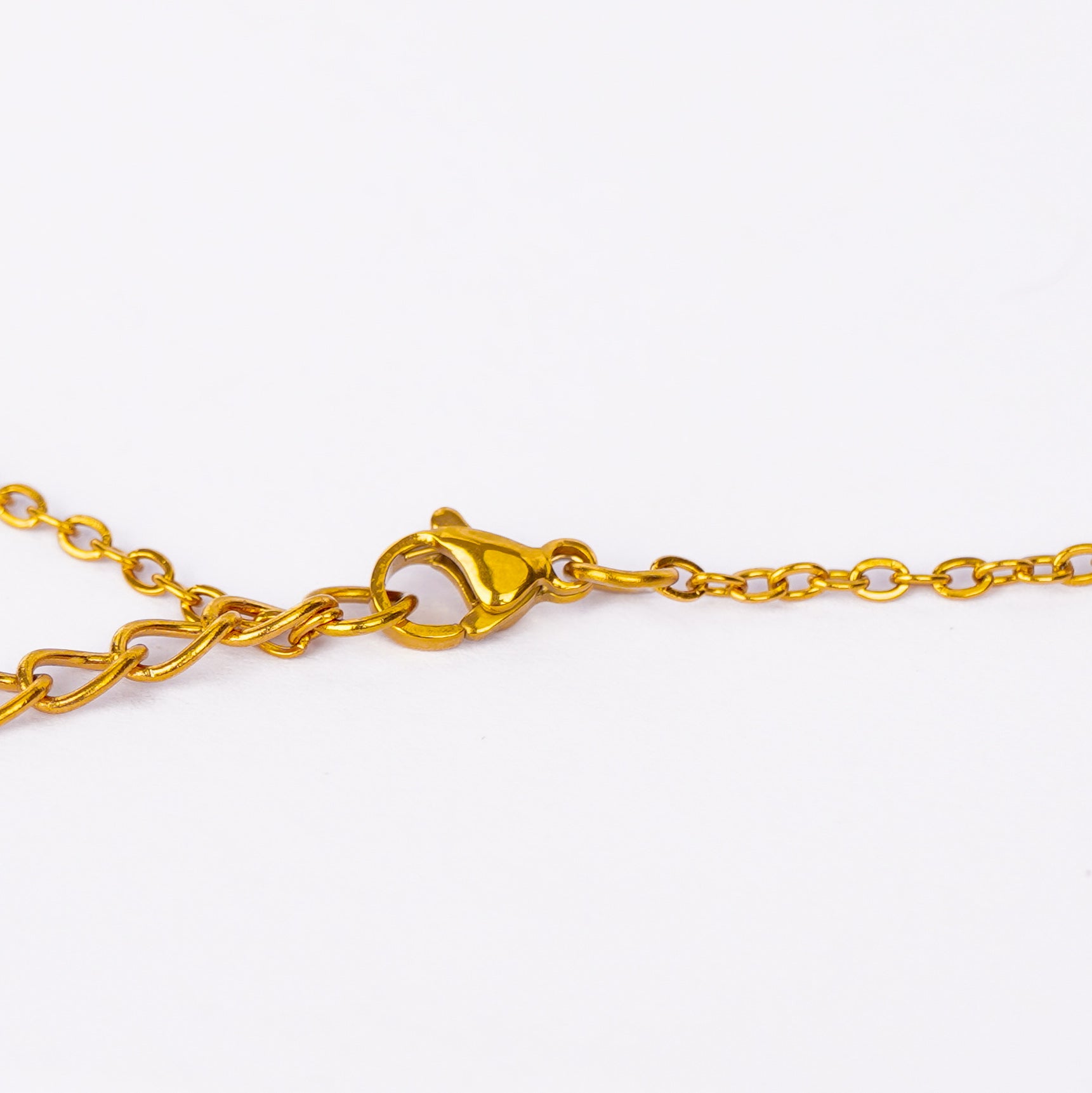 Golden Love Link Necklace