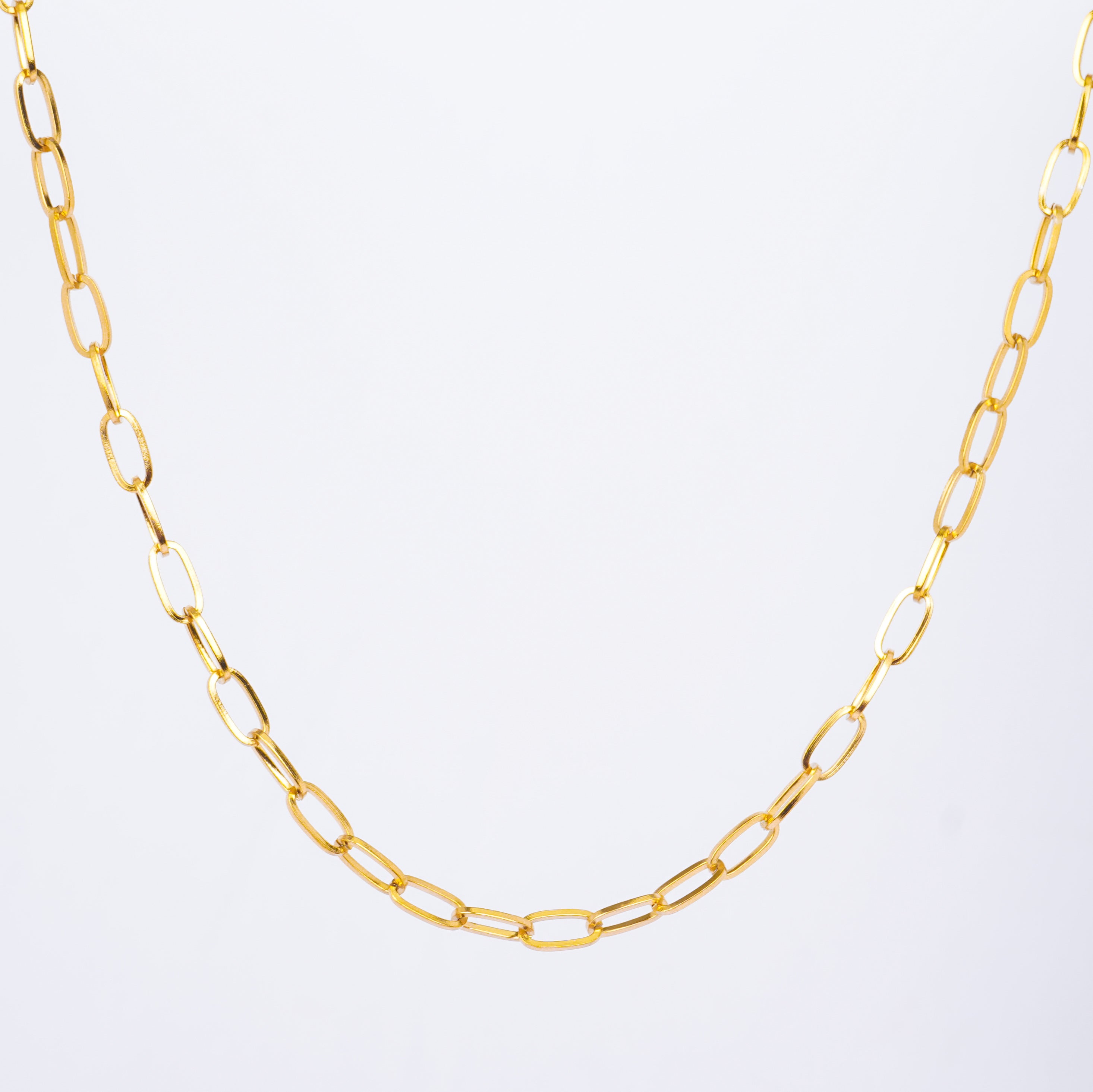 Golden Link Chain Necklace