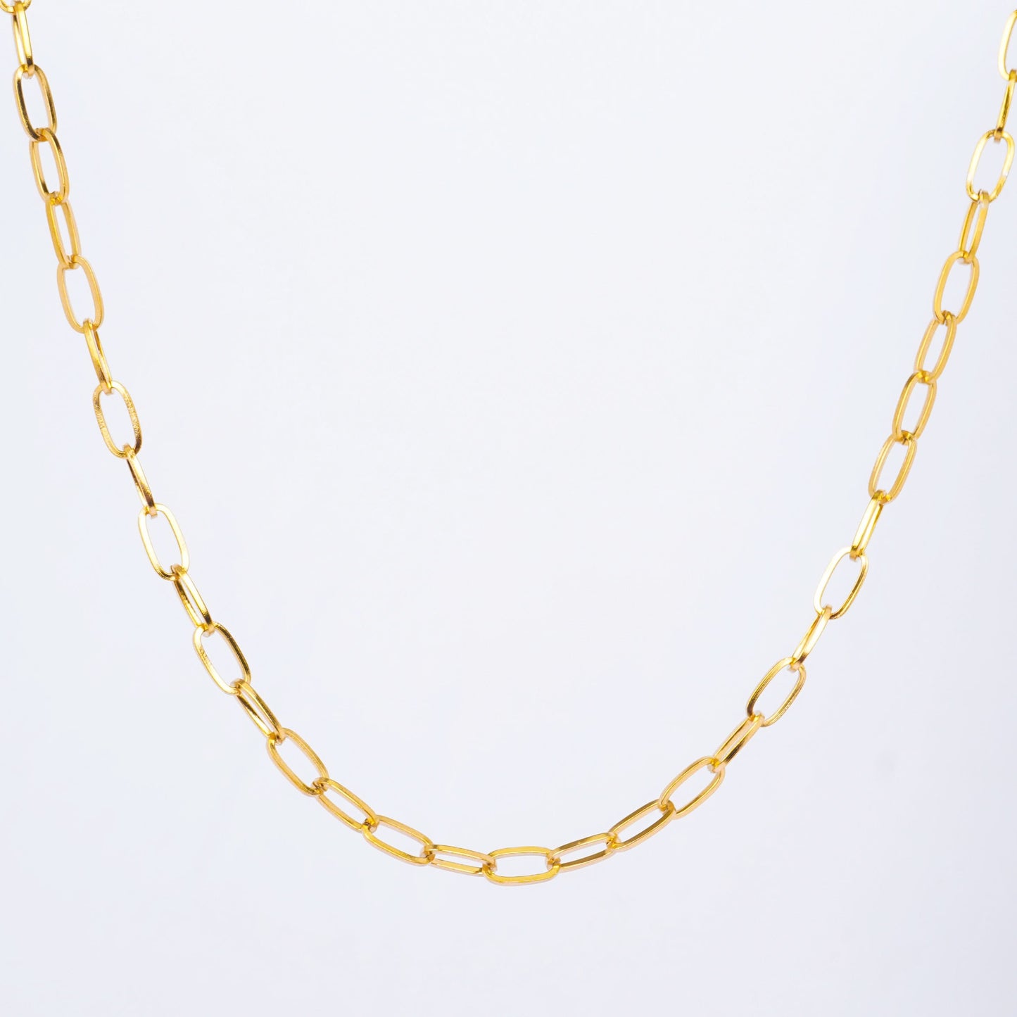 Golden Link Chain Necklace