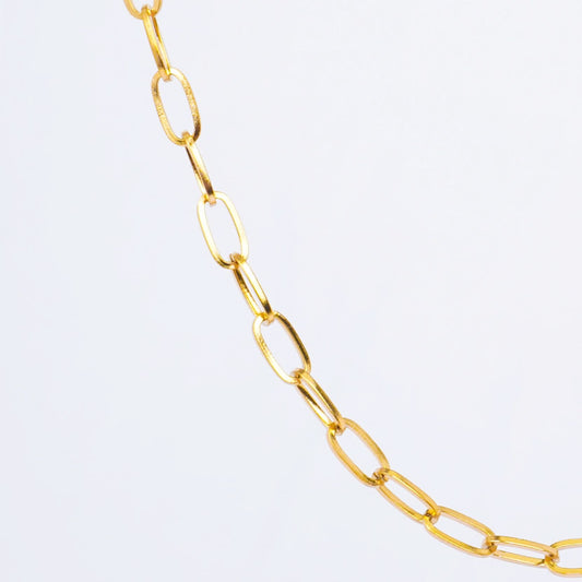 Golden Link Chain Necklace