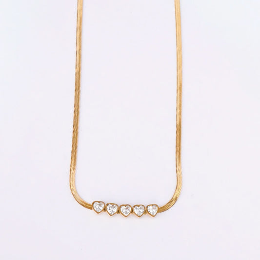 Heart of Diamonds Necklace