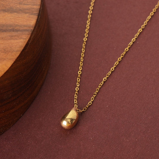 Golden Drop Elegance Necklace