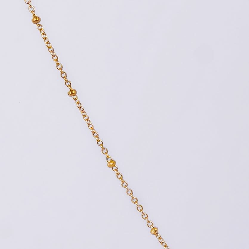 White Blossom Charm Necklace