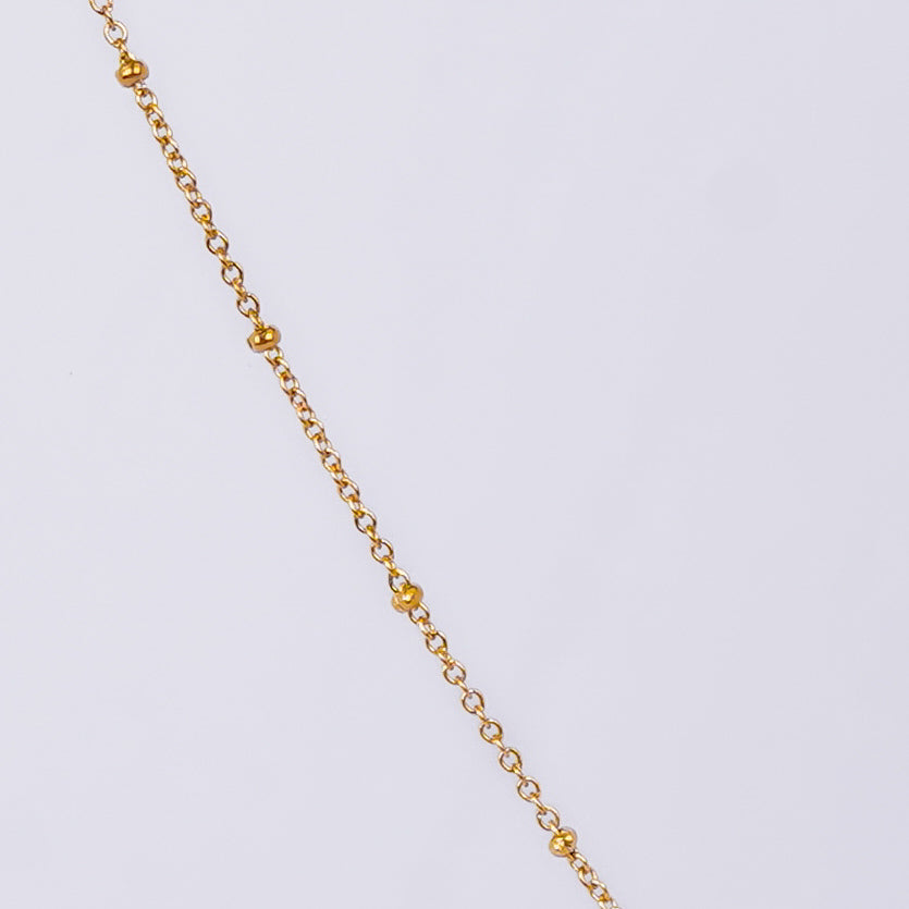 White Blossom Charm Necklace