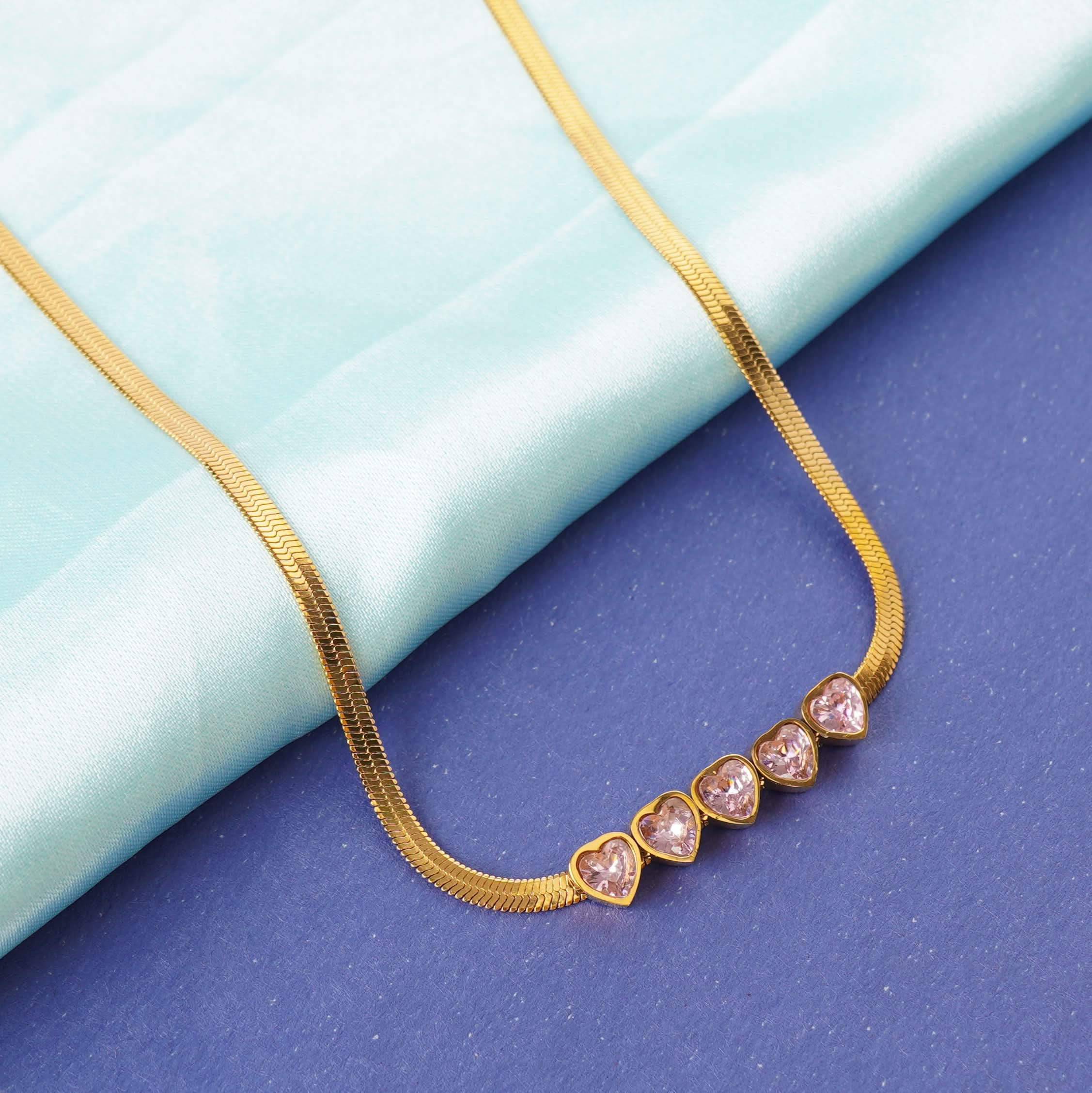 Heart of Diamonds Necklace