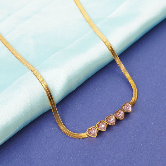 Heart of Diamonds Necklace