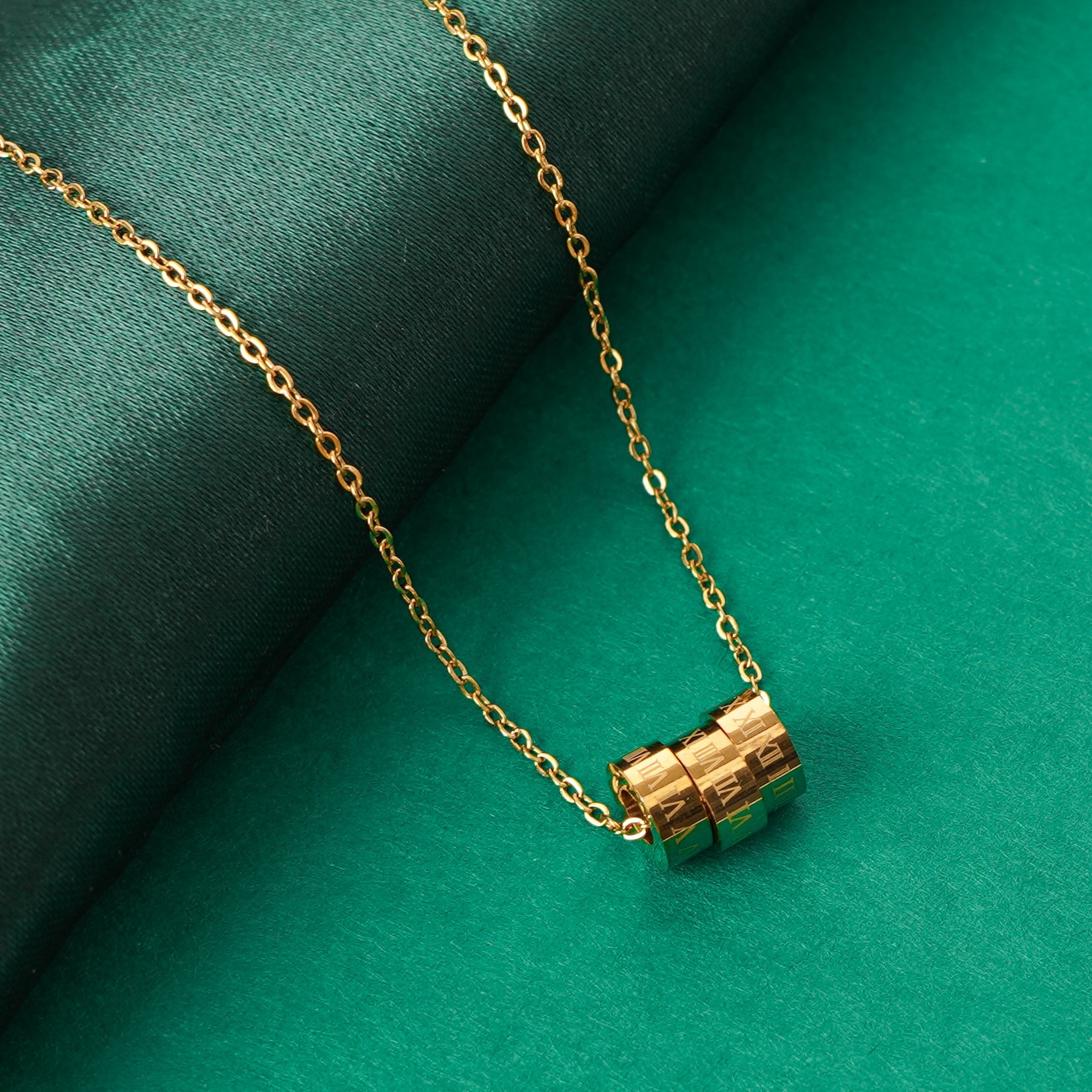 Golden Geometry Necklace