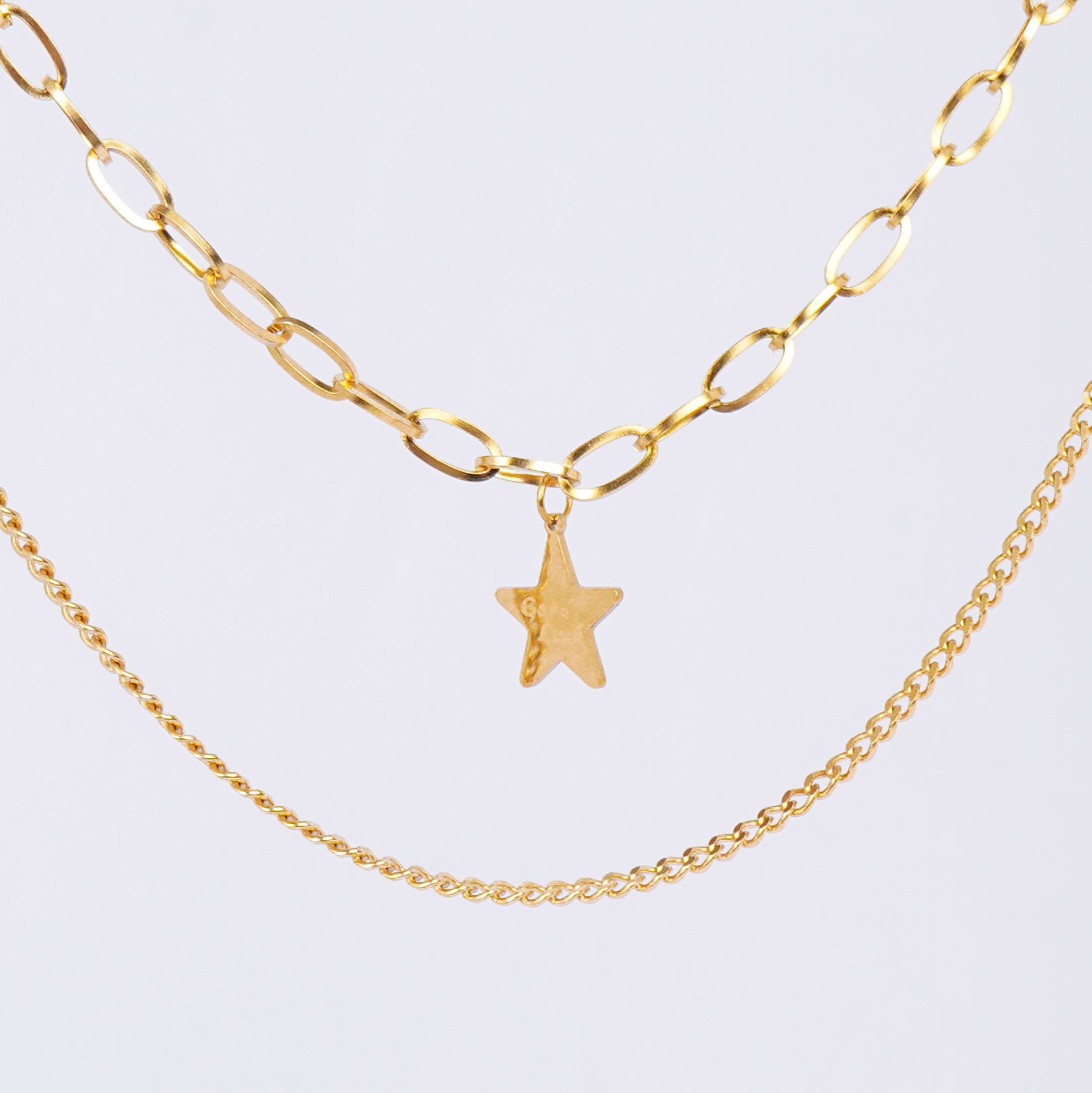 Vintage Star Gold Necklace