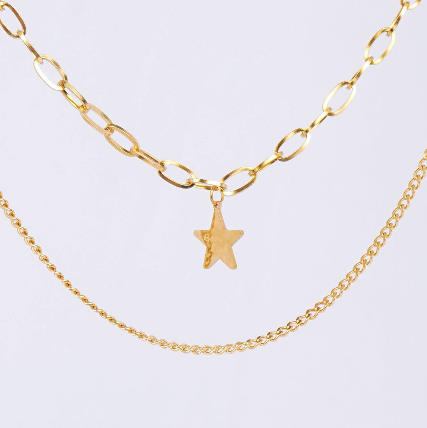 Vintage Star Gold Necklace