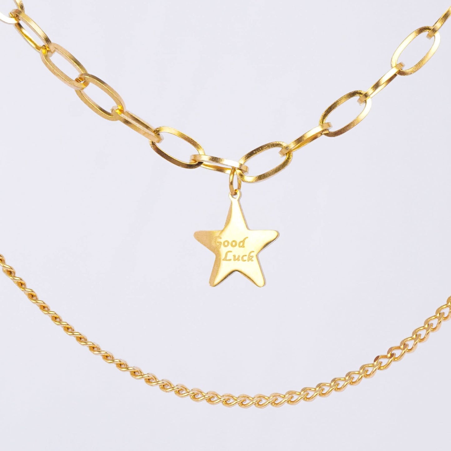 Vintage Star Gold Necklace