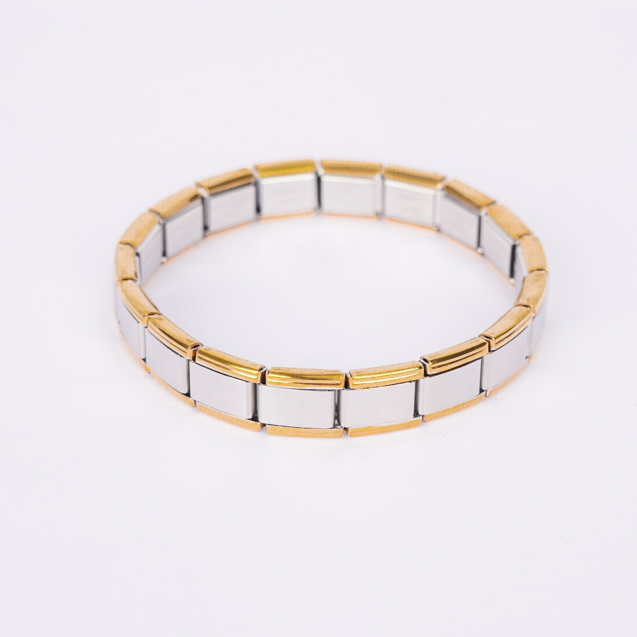 Dual Tone Prestige Link Bracelet