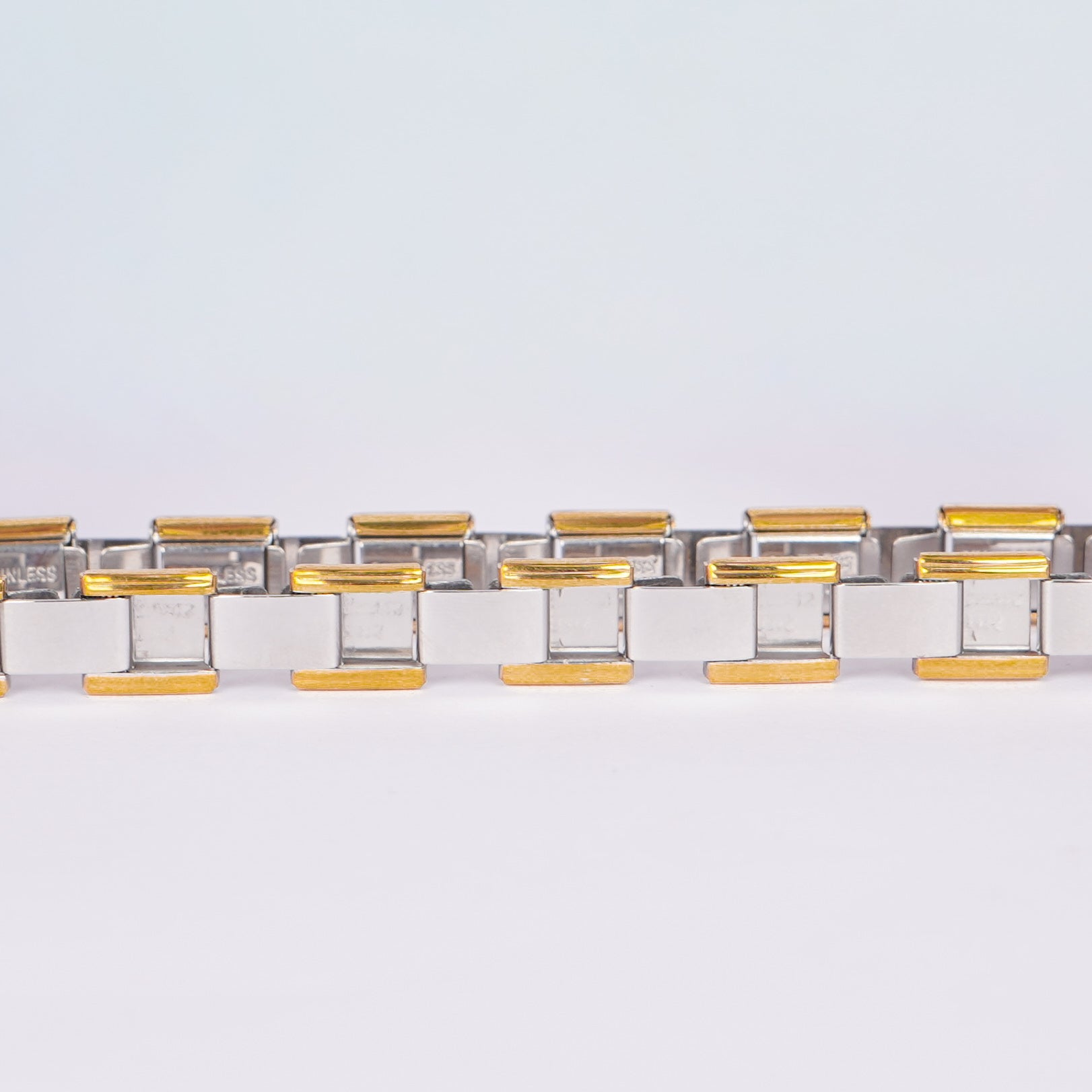 Dual Tone Prestige Link Bracelet