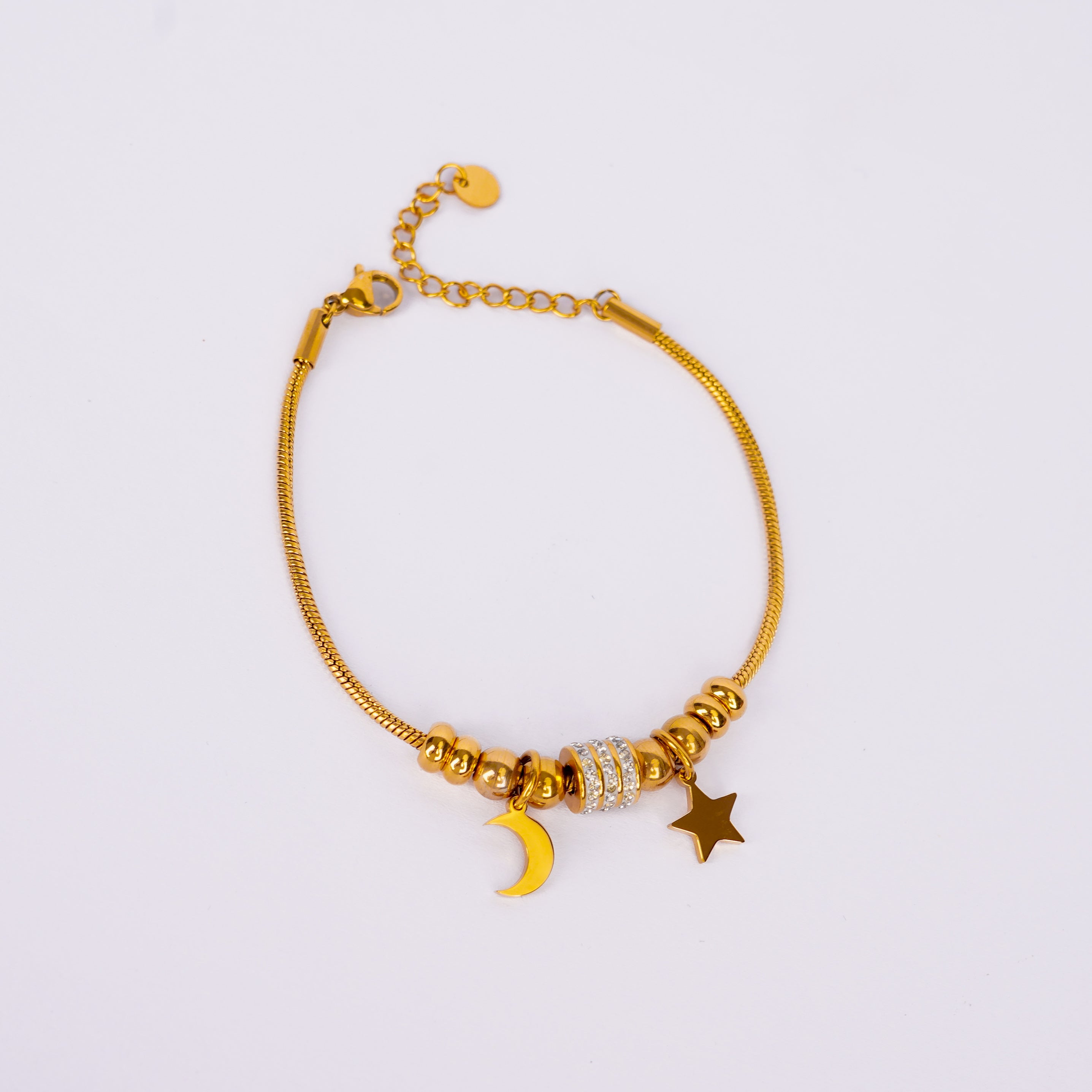 Celestial Glow Charm Bracelet