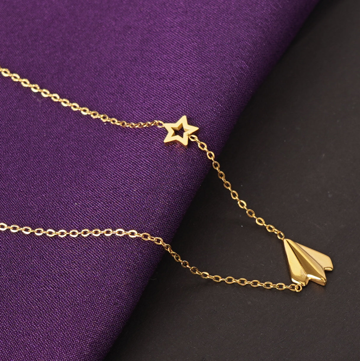 Star Charm Gold Necklace