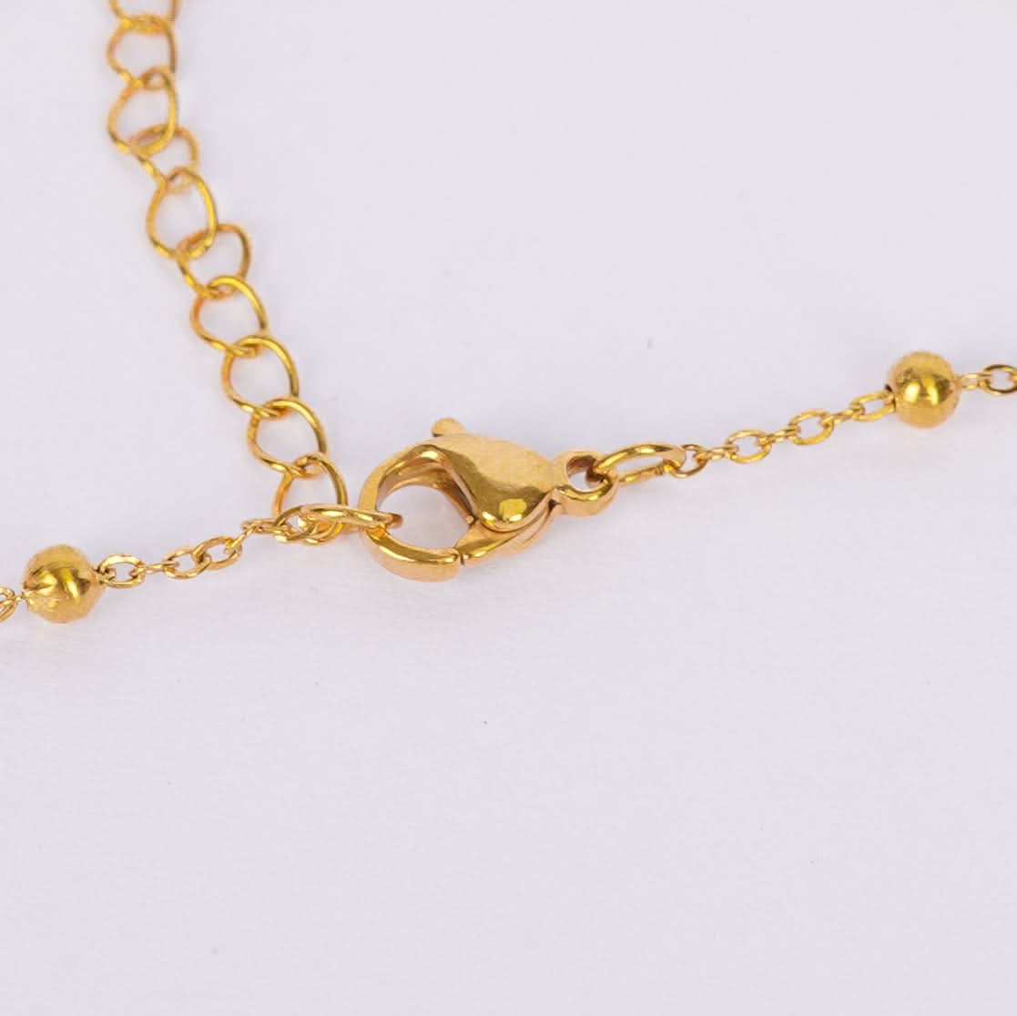 Minimal Stone Chain Bracelet