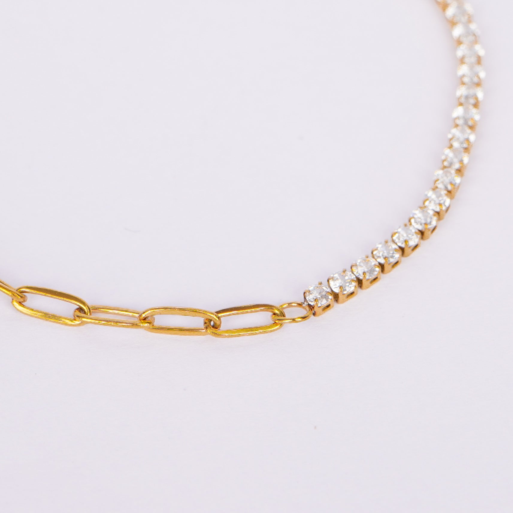 Aurelia Dual Luxe Tennis Link Bracelet