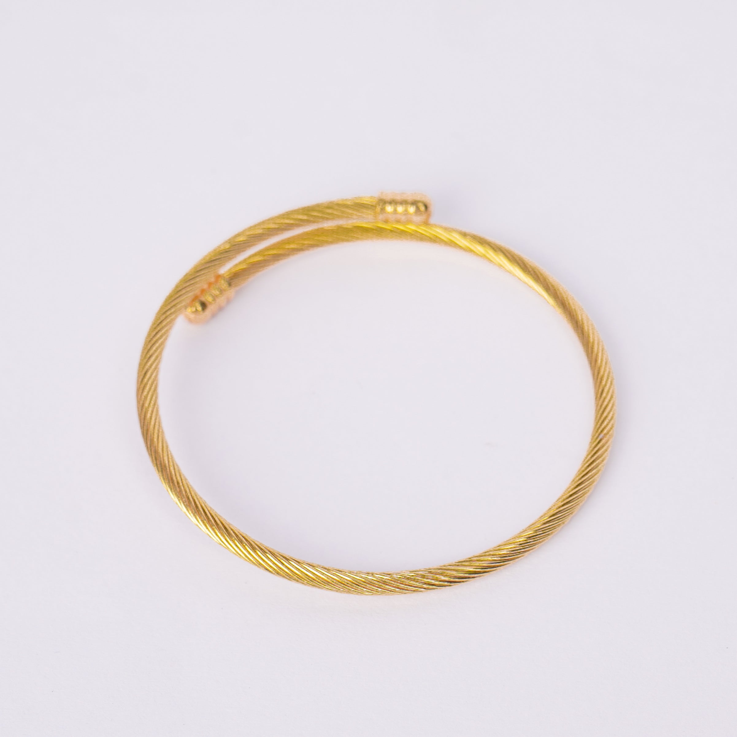 Cable Bangle Bracelet