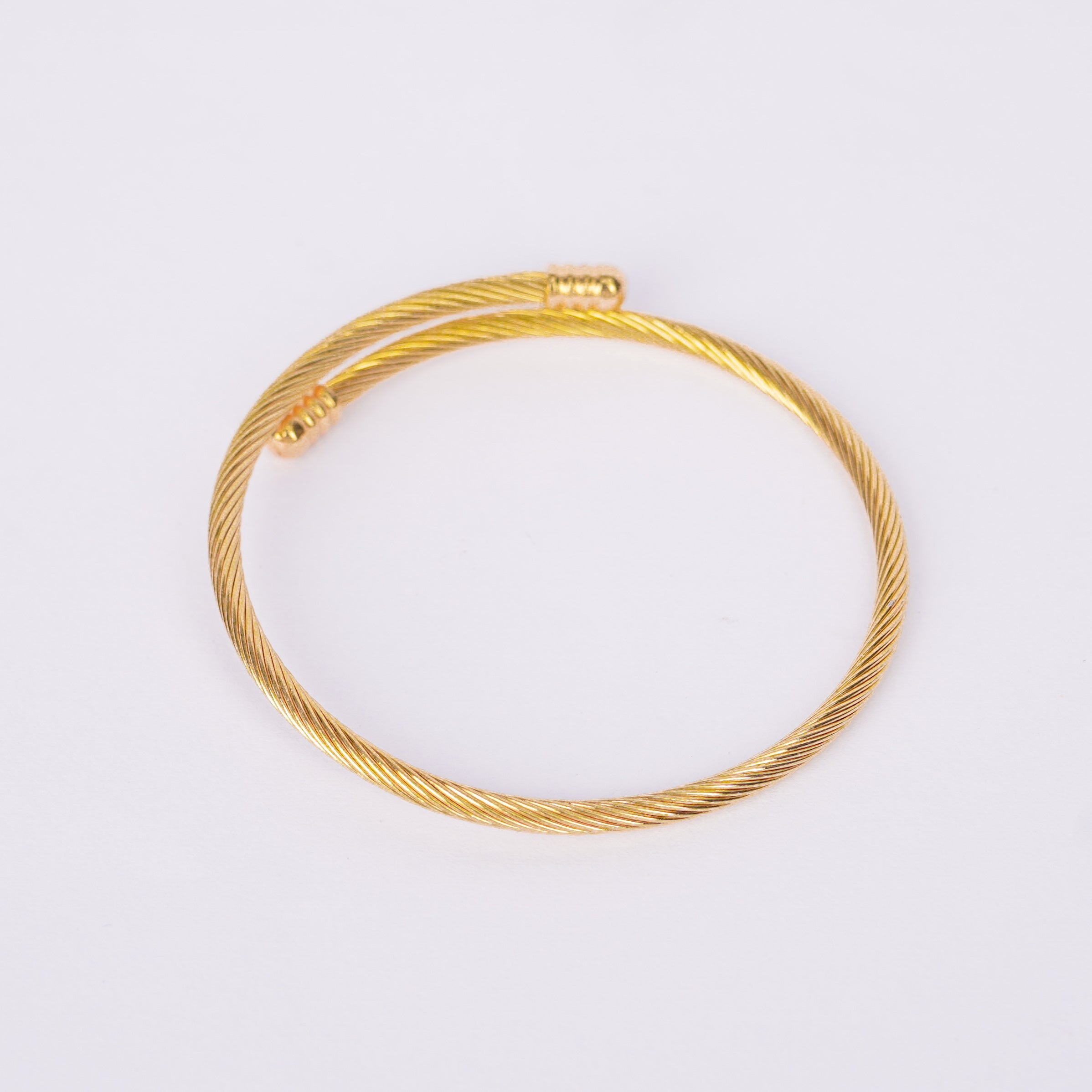 Cable Bangle Bracelet