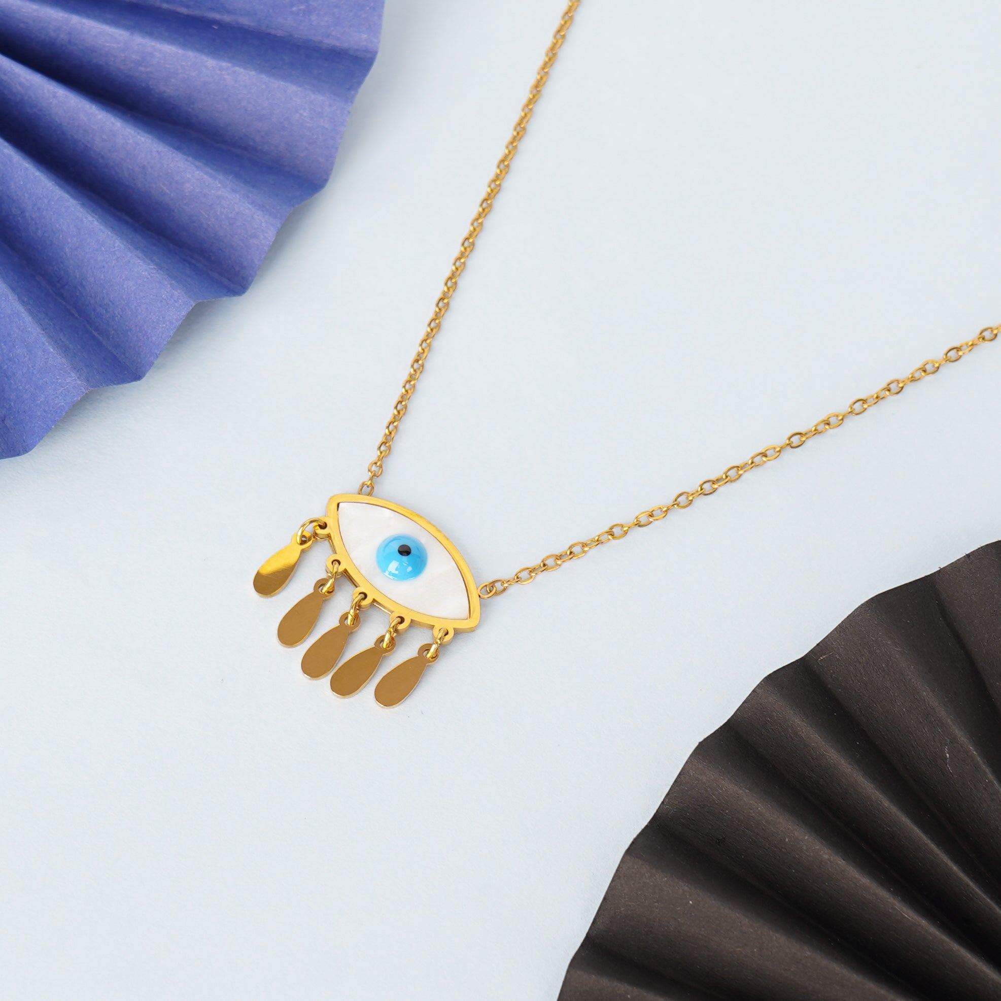 Celestia Evil Eye Charm Necklace