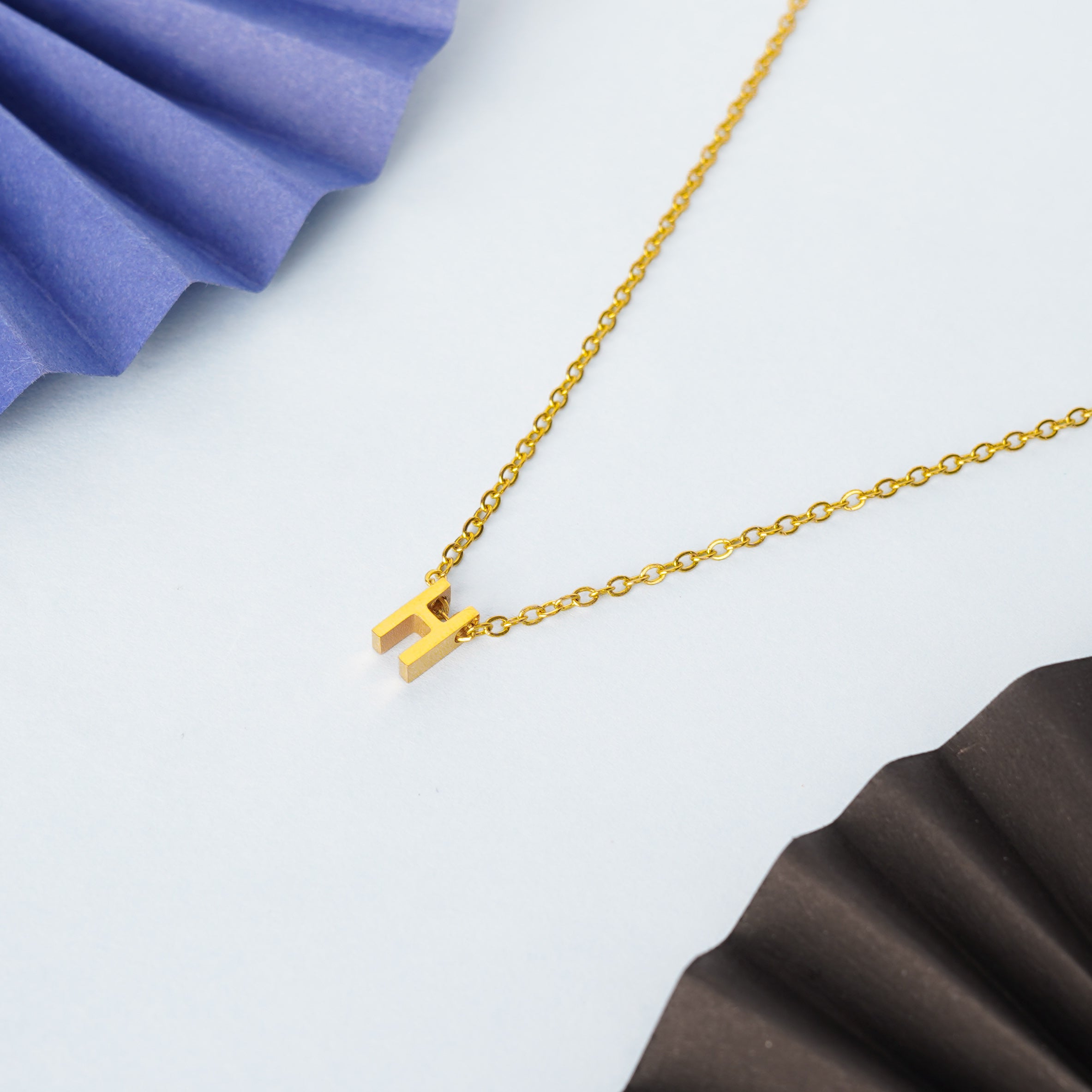 Letter Pendant Necklace
