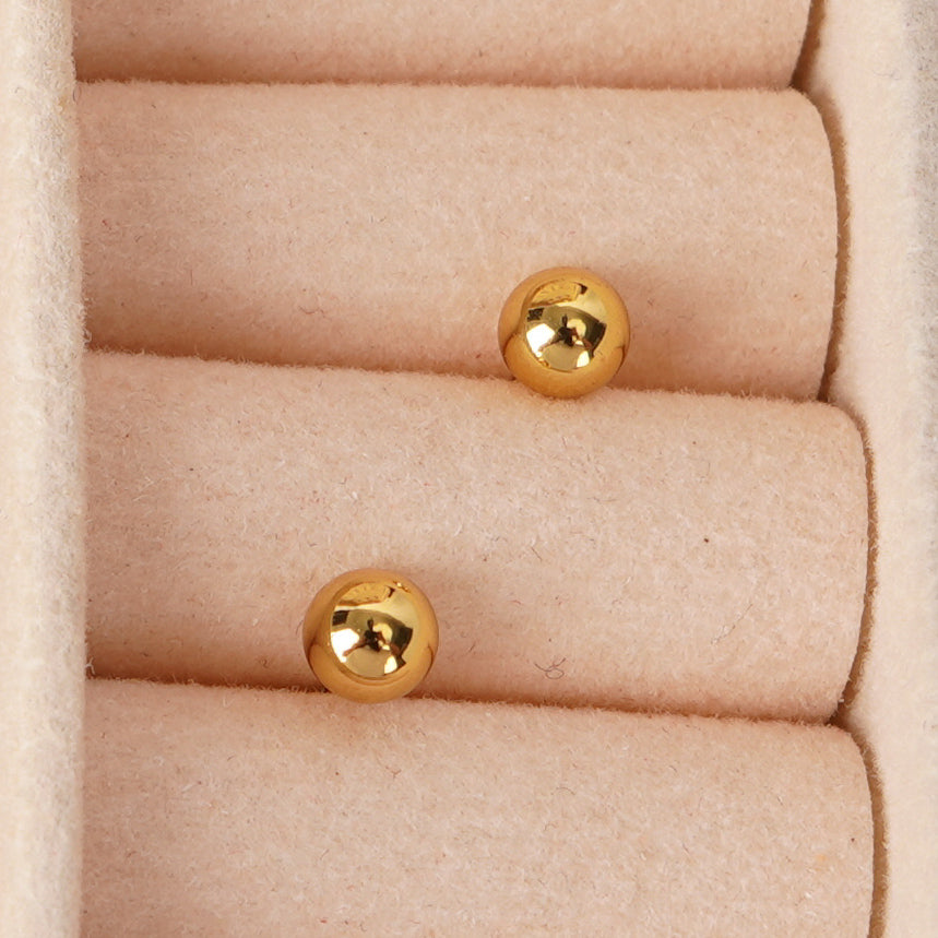 Classic Gold Ball Studs