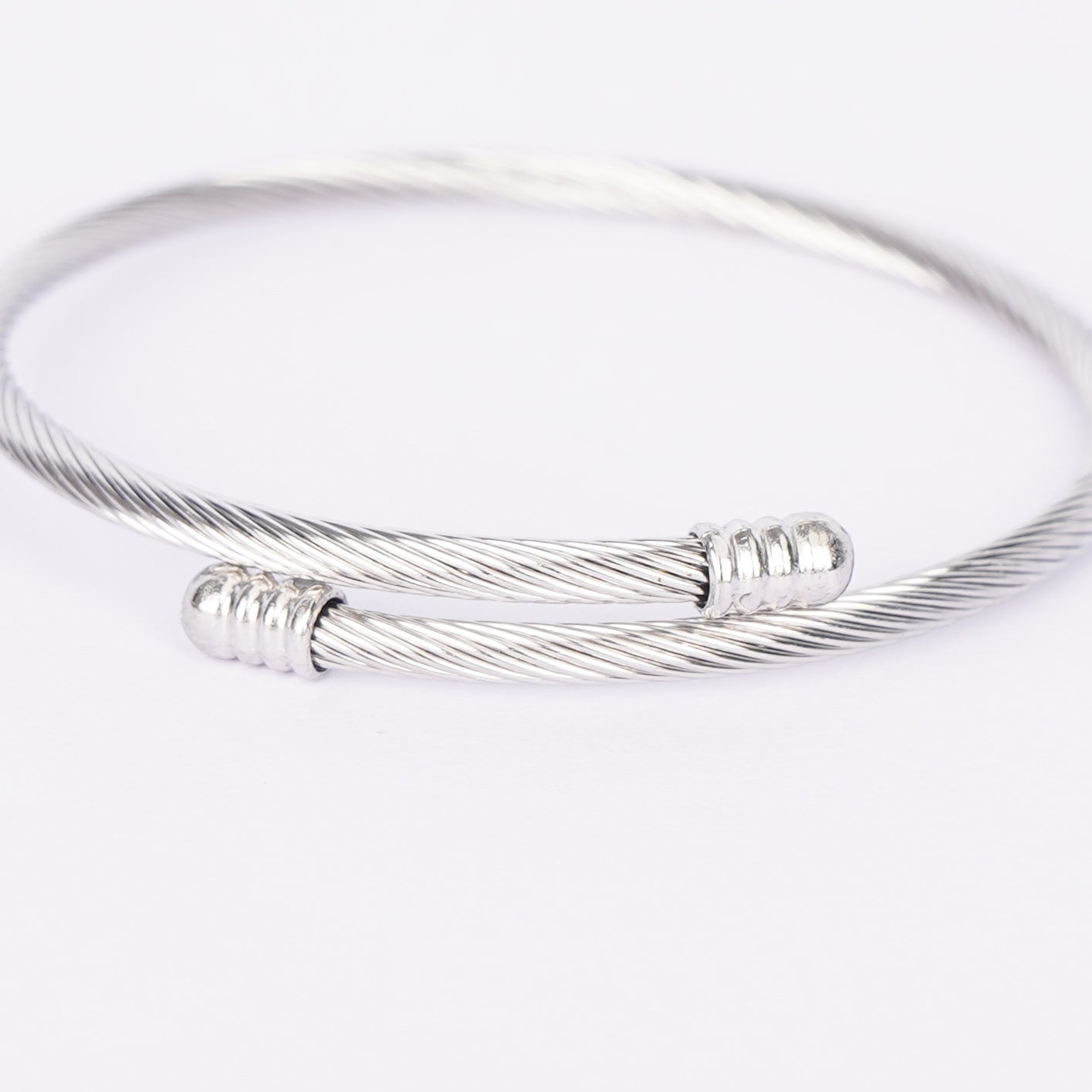 Cable Bangle Bracelet