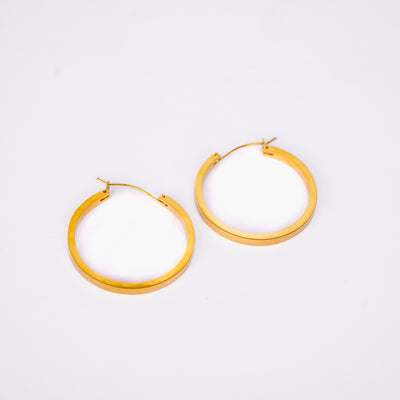 Classic Gold Hoop Earrings