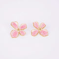 Pink Petal Earrings