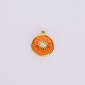 Radiant Sun Eye Gold Pendant