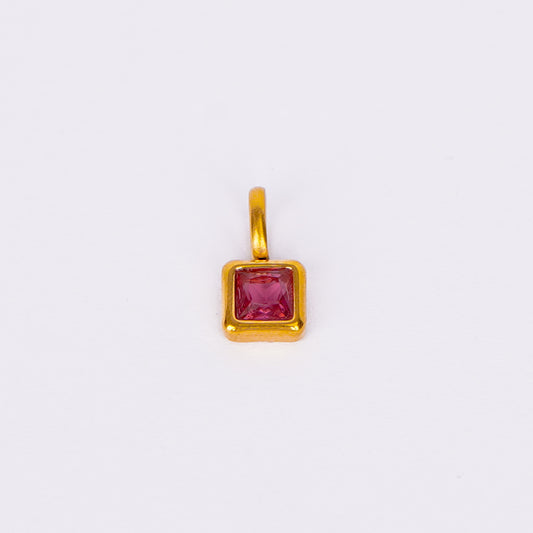 Black Geometric Gold Accent Necklace