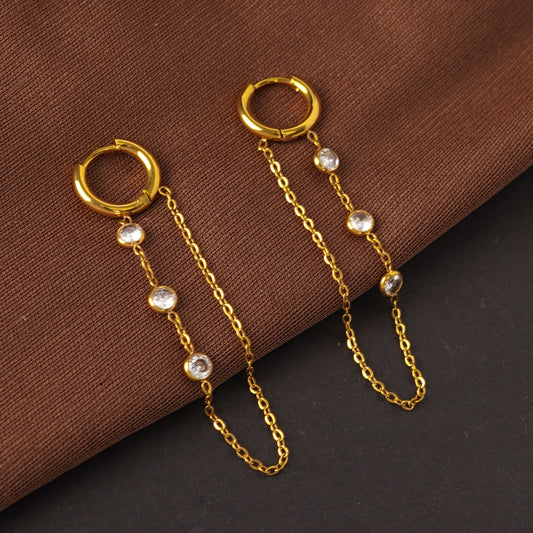 Edge Elegant Stud Earrings